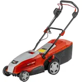 Elektro-Rasenmäher Garden DEDRA, Schnittbreite 360 mm, Alle Grasarten - 40 l Fangsack, 1600W, 20-70 mm Schnitth. Zusammenklappbar, Gewicht 15,5kg mit ergonomischer Griff