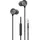 2Go In Ear Stereo-Headset 3,5mm Klinke Schwarz/anthrazit