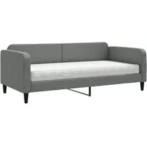 vidaXL Tagesbett 90 x 200 cm Dunkelgrau