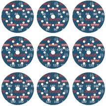 Bosch EXPERT O780 Schleifpapier Set 125 mm 9-tlg.