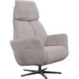 Relaxsessel ALINA "Thimo", grau (mittelgrau xbo 19), B:84cm H:114cm T:86cm, Struktur fein XBO (100% Polyester), Sessel, Relaxsessel, in Größe S, Liegefläche 178 cm, verstellbar, optional mit Aufstehhilfe