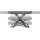 WFL GROUP Cavetta Beige Holzoptik 120-200 x 80 x 27-76 cm