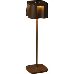 Konstsmide LED USB-Tischleuchte Nice, Rostoptik, Farbtemperatur, dimmbar (7818-970)