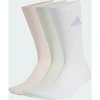 Adidas Cushioned Crew Socken 3 Paar White / Sandy Pink / Linen Green 49-51