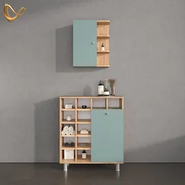 livinity® Fucino Badschrank 78,4 x 91,6 cm Grün