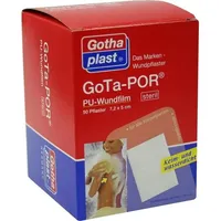 Gothaplast Verbandpflasterfabrik GmbH GOTA-POR PU Wundfilm 7,2x5 cm steril Pflaster