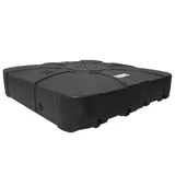 vidaXL Schirmständer 86 x 86 x 19 cm Polyethylen Schwarz