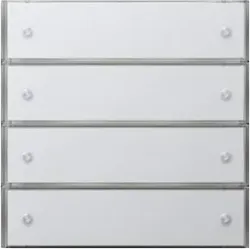 Gira KNX Tastsensor 3 Komfort 4-fach, rws 2034112