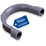 Vioks Haltebogen Ablaufschlauch 180 Grad Bogen PVC - Halterung für Waschmaschine Ablaufschlauch & Schlauch Halterung für Geschirrspüler, Trockner