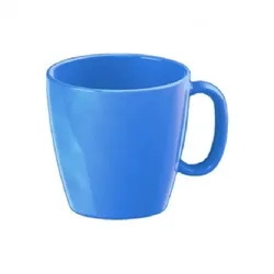 10x WACA Tasse, Inhalt: 230 ml Aus faserverstärktem PBT, Farbe: blau