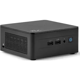 Asus NUC 13 Pro Kit RNUC13L3HV500002I Intel i5-1350P, Intel Iris Xe Graphics, 2x DDR4 SO-DIMM, 2x M.2, 1x 2,5" Bay, WiFi 6E, ohne Betriebssystem, mit EU-Netzkabel)