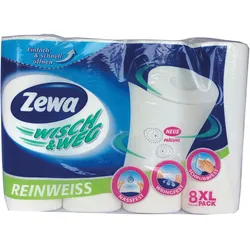 Zewa Küchenrolle Wisch und Weg 42837 2-lagig weiß 8 Rollen