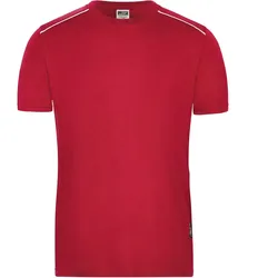 Funktions T-Shirt "JN890" UV-Schutz - L - red