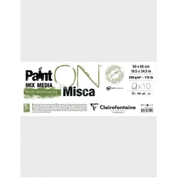 Clairefontaine PaintON Misca, 10 Bogen 50x65cm 250g, Mixed Media - 976124C