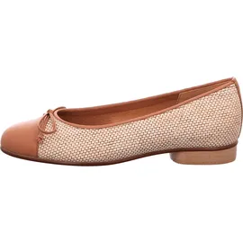 Gabor Pumps beige braun Bast Ballerinas 85.102.48 für Damen, braun, Größe 42 EU / 8 UK