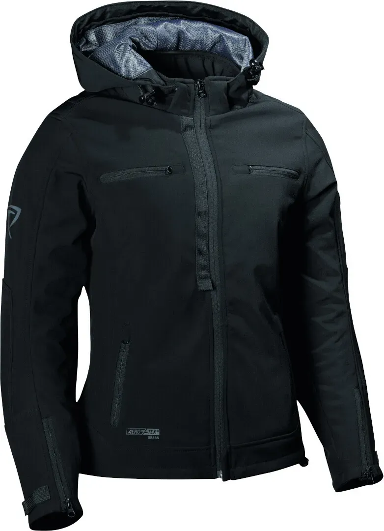 DIFI Jamie 2 Aerotex Urban Solid wasserdichte Damen Motorrad Textiljacke, schwarz, Größe 42