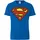 LOGOSHIRT T-Shirt "Superman", Herren, Gr. 3XL, blau, 100% Baumwolle, bedruckt, normal, Rundhals, Shirts T-Shirt, mit coolem Frontprint