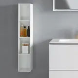 Duravit L-Cube 18x18x100cm, 4 Fäch., vert, we. matt