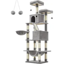 Songmics Kratzbaum 60 x 50 x 206 cm grau