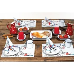 Mank Tischset aus Airlaid Servus, 40 x 30 cm, 100 Stück - Platzdeckchen Platzset