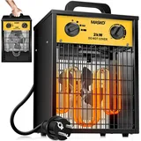 Masko Elektroheizer 2 kW gelb