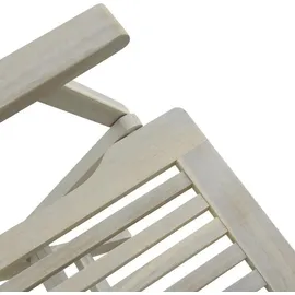 Estexo Klappstuhl 54 x 54 x 90 cm weiß 2 St.