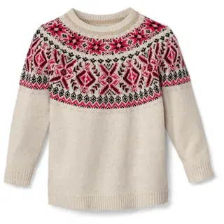 Tchibo - Kinder-Norweger-Strickpullover - Creme - Kinder - Gr.: 86/92 - weiß - 86/92