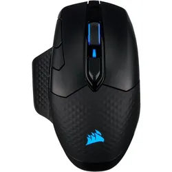 Corsair DARK CORE RGB PRO Wired/Wireless Gaming Mouse, Optischer Sensor, Max. Auflösung 18.000 dpi, Qi Wireless Charging