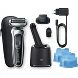 Braun Series 7 70-S7201cc - Rasierer - schwarz/silber - Schwarz/Silber