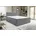 TILLY Boxspringbett 180x200 mit Bettkästen H2/H3 Matratze GRAU CORD TILIA Grau