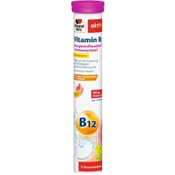 Doppelherz aktiv Vitamin B12 mit Orange-Granatapfe-Geschmack 15 St