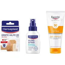 Hansaplast Reiseapotheke Hansaplast Erste Hilfe Pflaster Mix + Wundspray +