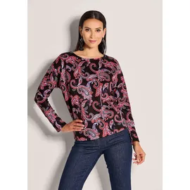Madeleine Ethno Sweatshirt Schwarz/Rot/Multicolor 44