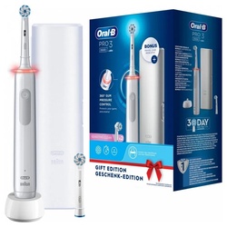 Oral-B Elektrische Zahnbürste Pro 3 3500 White Edition – Elektrische Zahnbürste – weiß weiß