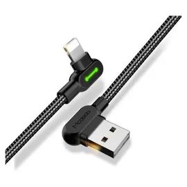 Mcdodo Schnell Gewinkelt Kabel 90 ° Led Blitz 1,2M - Schwarz