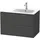 Duravit L-Cube Waschtischunterschrank 2 Schubkästen, Becken rechts, Graphit Matt