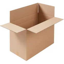 10 x Faltkarton (750 x 400 x 500 mm) braun 1-wellig Verpackung stabil belastbar Versandkiste Transportbox Karton BB-Verpackungen