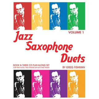 Greg Fishman Jazz Studios Jazz Saxophone Duets vol.1 (+3 CD's) for 2 saxophones score