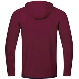 Jako Challenge mit Kapuze, Maroon/Marine, 4XL