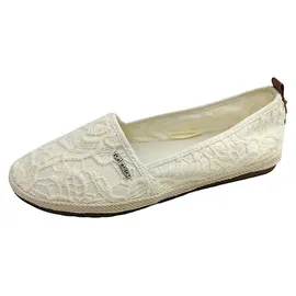 Tom Tailor Leinen Slipper Herren Weiß 39