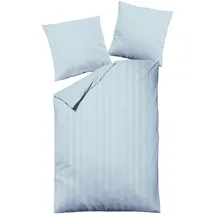 Traumschlaf Nevio Gestreift Blau 135 x 200 cm + 80 x 80 cm