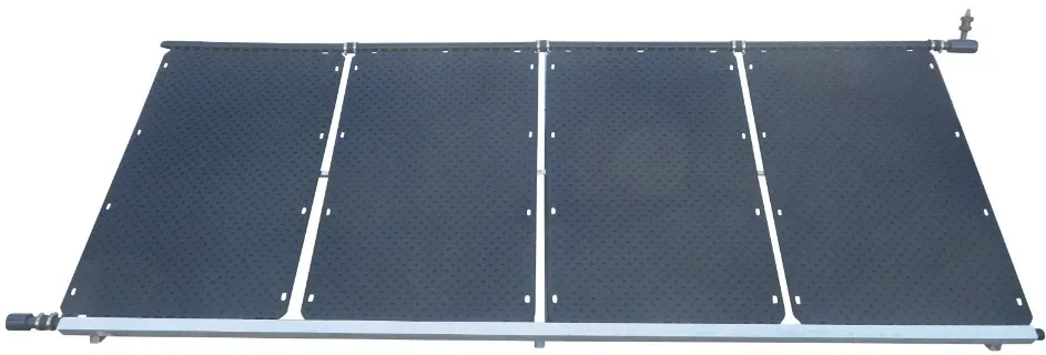 OKU Aufständerung für OKU-Absorber Typ 1002 in Reihe montiert,für 4 Absorber Nr. 1002