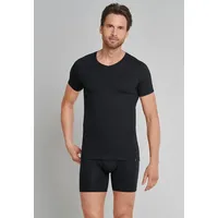 SCHIESSER Unterhemd T-shirt V-Ausschnitt schwarz 6