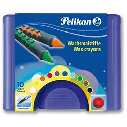 Pelikan 655/10 Wachsmalstifte farbsortiert, 10 St.