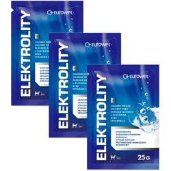 EUROWET Elektrolyte für Hunde und Katzen 3x25g