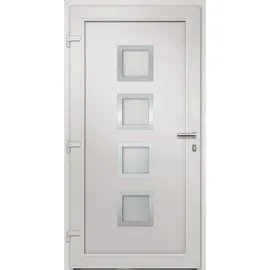 vidaXL Haustür rechts 98 x 200 cm Anthrazit