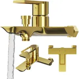 Bad Und Dusche Mischbatterie Gold Badarmatur Messing Arma
