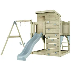 polar play Spielturm Alma Blau Holz