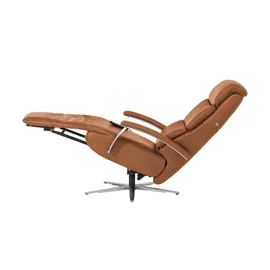 Hukla Relaxsessel Florian Leder 73 x 115 x 91 cm Orange elektrisch