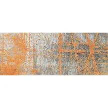 Wash+Dry Rustic 80 x 200 cm grau/orange